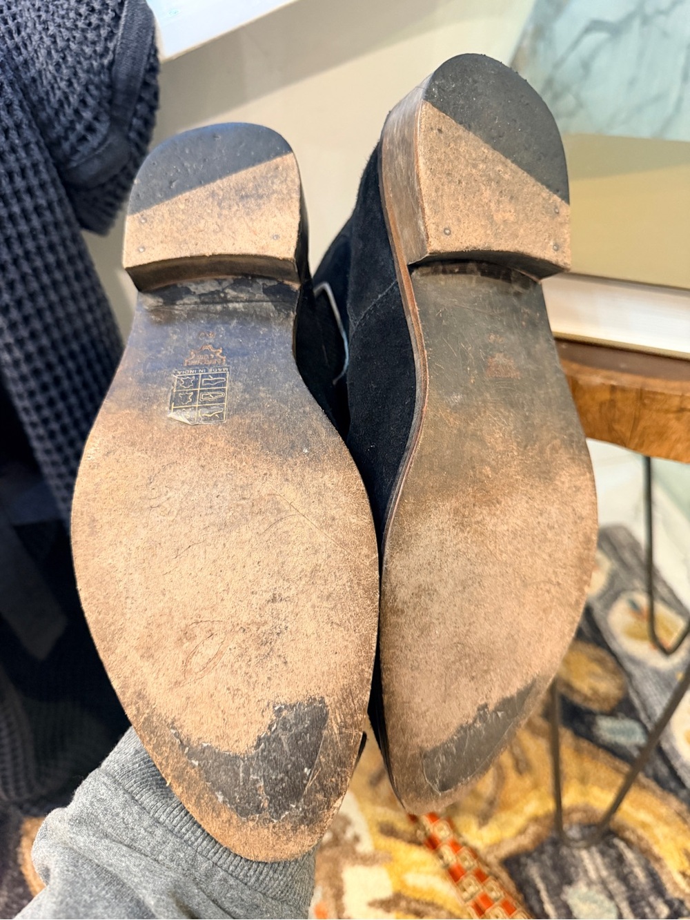 Free People Blackburn Chelsea Boot 40 Black D178 free people suede boot - Picture 9 of 12
